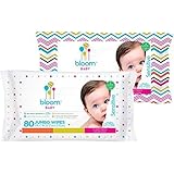 bloom BABY Sensitive Skin Unscented Hypoallergenic Baby Wipes, 640-Count
