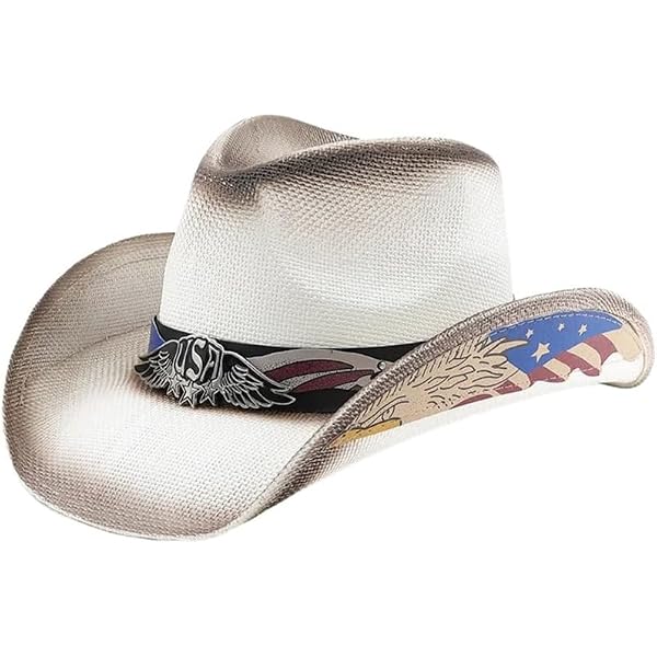 Handmade Straw Weaving Embroidery Western Cowboy Hat Men  display picture 1