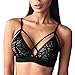 OUBAO Bras, 2019 Women Super Soft Lace Bra Top Seamless Bralette Cup Wireless Bra (S, Black)