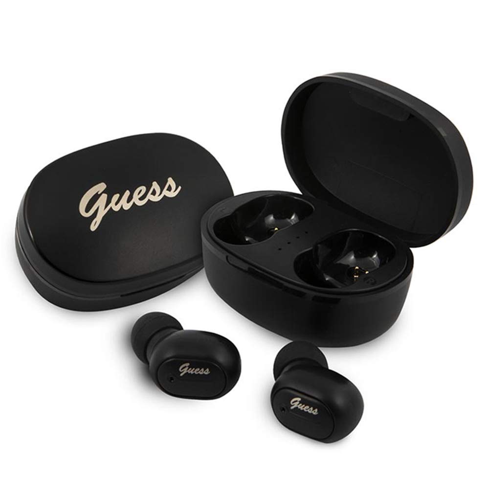 Guess Bluetooth Headphones GUTWST30BK TWS + Docking Station Black
