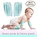 Set of 2 Baby Knee and Elbow Pads for Crawling Toddlers, Girls, Boys | Infant Pads for Baby Crawling | Unisex Anti-Slip Protective Knee Pads Cushion for Kids | Safety Leg Warm Accessories.
