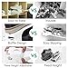 HEMBOR Shoe Slots Organizer, 3 Step Adjustable Footwear Rack Holder, Double Layer Space Saver Storage Stacker, Suitable for Men's Women's High Low Shoes for Home Closet Indoor (20 Pack) (White)