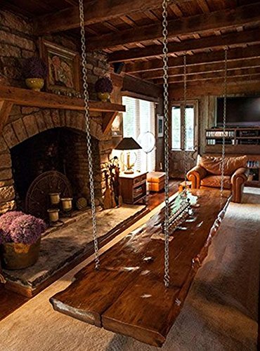 Wood Art Ely Mensola Sospesa In Legno Massello Di Castagno