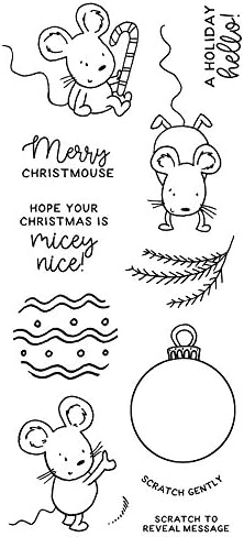 Inky Antics Clear Stamp Set - Ornament Mice