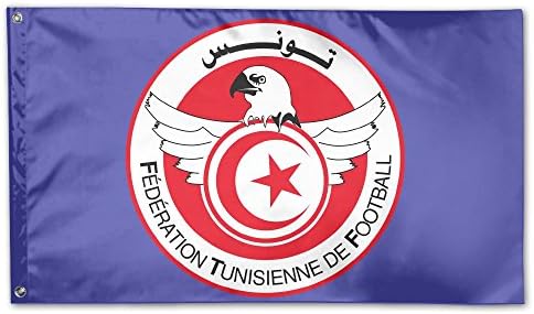 JMP Tunisia National Football Team House Flag Garden Flag Yard Banner Garden Flag 3' X 5'