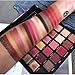 UCANBE Highly Pigmented Eyeshadow Palette 18 Colors Matte Shimmer Glitter Blendable Long Lasting Eye Shadow Palettes with Makeup Brushes Kit Beauty Cosmetics Set
