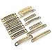 20 Pc Inspirational Message Connector Charms, Antique Look (Bronze Tone)