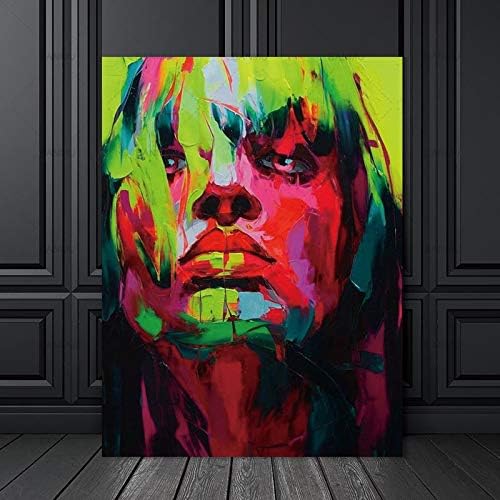 Geiqianjiumai Cartel De Lienzo Personajes Abstractos Pintura De