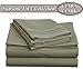 Clara Clark ® Supreme 1500 Collection 4pc Bed Sheet Set - Queen Size, Sage Olive Green
