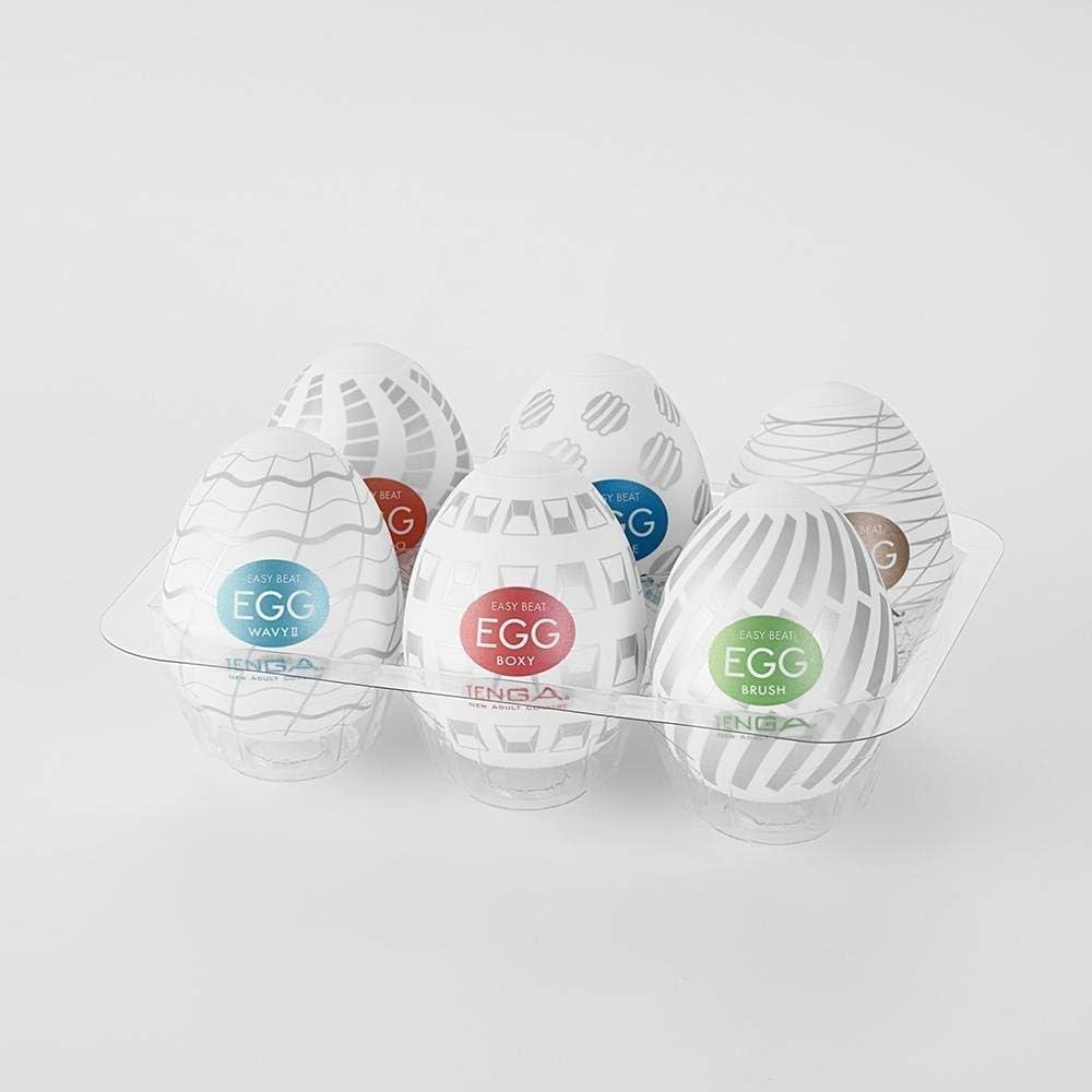Arera Easy Beat Egg Standard Package Mens Portable Pleasure Device Variety 6 Pack for Men