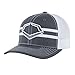 Wilson Sporting Goods Evoshield Grandstand Flexfit Hat, Charcoal/White, Large/X-Large(7 3/8 - 7 5/8)