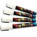 Brapork Liquid Chalk Markers [ Pack of 4 White ] - for Chalkboard Signs, Blackboards, Glass, Windows, Car Doodle