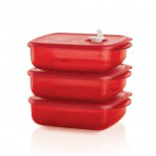 Tupperware para microondas cuencos cuadrado juego de contenedores ...