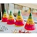 Rainbow Cone Party Hats for Kids & Adults - 12 Pack, 8 inch - Perfect for Birthday Parties & Classroom Decorations
