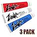 Zinka Colored Sunblock Zinc Waterproof Nosecoat 3 Pack Bundle - Red White Blue