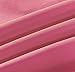 Sheets & Beyond Wrap Around Solid Microfiber Luxury Hotel Quality Fabric Bedroom Gathered Ruffled Bedding Bed Skirt 14 Inch Drop (Twin, Pink)