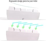 Snpurdiri 60% All-White Keyboard RGB Backlit UK Layout USB-C Cable view 5