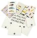 BEST PAPER GREETINGS Blank Greeting Card & Blank Envelope Set - 4 x 6 In, 48 Pack - Watercolor Feather Bird Design