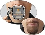 My Perfect Goatee - Men's Shaving Template - Create a Perfectly Shaped Goatee Every Time - Easy to Use and Clean - Adjustable and Fits Most Faces – Saves Van Dyke Beard Shaving Time - by GoateeSaver (Health and Beauty)