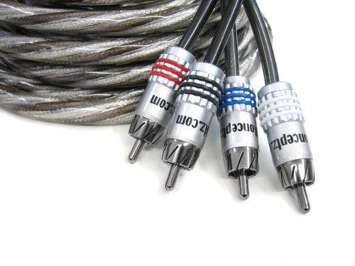 Karma Kable 4 Channel 4M Twisted Coaxial RCA Cable 13'