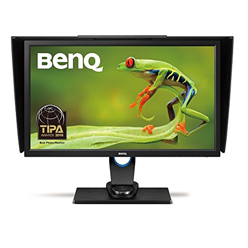 BenQ 27 inch 2K Photographer Monitor (SW2700PT), 2560x1440 QHD, 99% Adobe RGB, 100% Rec.709/sRGB color space, Hardware Calibration, 14-bit 3D LUT, HDMI 1.4,  OSD Controller , 60Hz refresh rate