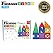 PicassoTiles 33 Piece Building Blocks 33pcs Educational Kit 3D Building Construction Toy Set Clear Magnetic Stacking Block STEM Playboard Magnet Felt Tiles Novelty Game, Creativity Beyond Imagination