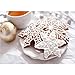 XYBAGS Snowflake Cookie Cutter Set - Stainless Steel Snowflake Shaped Cookie Candy Food Molds - 5 Piece