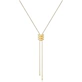 MUYAN Dainty Long Necklace Lariat Necklace for Women Fashion Jewelry