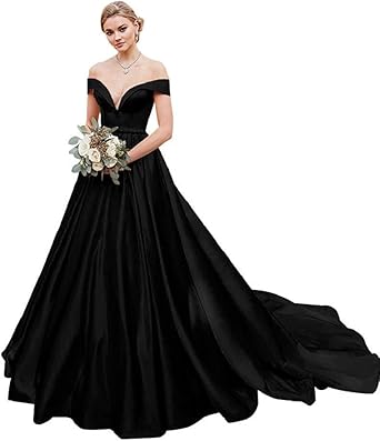 off shoulder straight gown