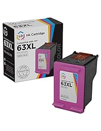 LD© Remanufacturado HP 63 X L (F6U63AN) Conjunto de 2 Color Cartuchos de tinta para DeskJet 1110, 2131, 3630, Envy 4520, 4526 & Officejet 3830, 3834, 4650, 4655 + última intervensión Pack de 4 x 6 Premium Glossy Photo Paper