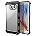 Galaxy S6 Case - Poetic [Affinity Series] - [TPU Grip Bumper] [Corner Protection] Protective Case for Samsung Galaxy S6 (2015) Frost Clear/Black (3-Year Manufacturer Warranty From Poetic)