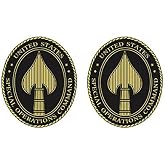 Two Pack US Joint Special Operations Command Sticker Decal Self Adhesive Vinyl USSOCOM SOCOM Made in USA