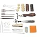 BIGTEDDY - Leather Craft Basic Stitching Sewing Hand Tool Set Saddle Groover for DIY Leathercraft Projects