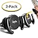 izyla Pop Clip Socket Car Mount & Holder for Cell Phone [2 Pack] - Air Vent Clip designed for Android or iPhone with Pop Clip / Socket || Sturdy Mount with 360 degrees Grip & Lock for GPS Navigation