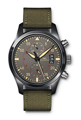 IWC Men's Swiss Automatic Watch with Stainless Steel Strap, Black (Model: IW388002