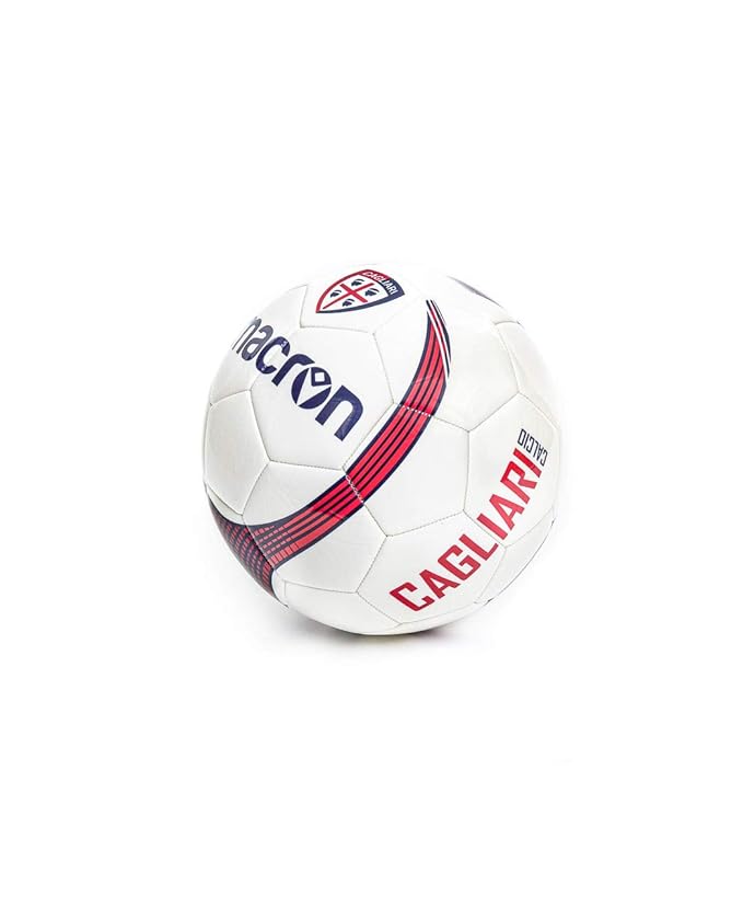 Macron Cagliari - Balón de fútbol, Color Blanco/Azul/Rojo: Amazon ...