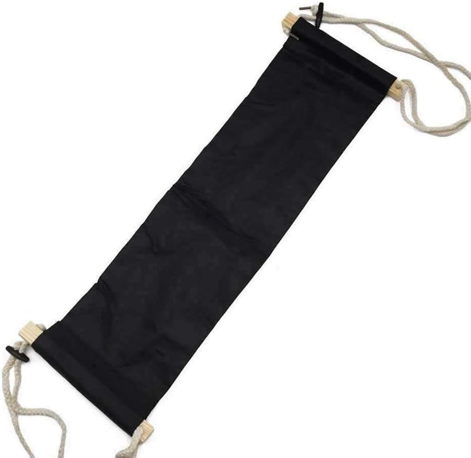 HuiyinFoot Rest Foot Hammock under Desk Leg Footrest Perfect for Home Office (Black)