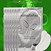 100 Pairs Set，Eye Gel Patches,Under Eye Pads Lint Free Lash Extension Eye Gel Patches for Eyelash Extension Eye (silver)