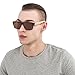 WISH CLUB Wood Square Handmade Sunglasses UV 400 Lenses Classical Style for Women and Men Adults Wooden Bamboo Vintage Light Retro Glasses (Brown)