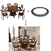 QBOSO 10-inch Lazy Susan with Ball Ring Alloy Turntable Hardware for Round Dining Table (80-500 Lb Load Capacity)