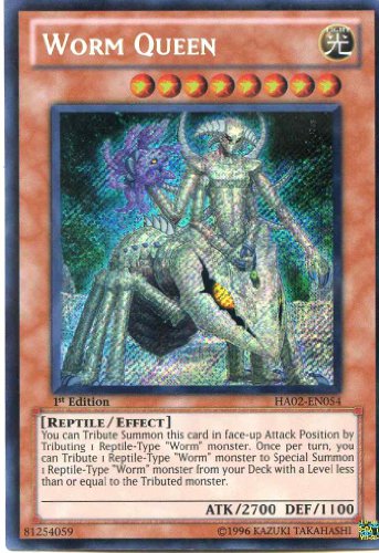 Yu-Gi-Oh! - Worm Queen (HA02-EN054) - Hidden Arsenal 2 - 1st Edition - Secret Rare