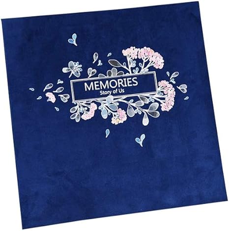 Amazon Co Jp 絶妙な ビッグこのフィルム貼り付けカップル手作りdiyのフォトアルバム赤ちゃんの成長記念アルバムファミリーフォトアルバム 実用性 Color E ホーム キッチン