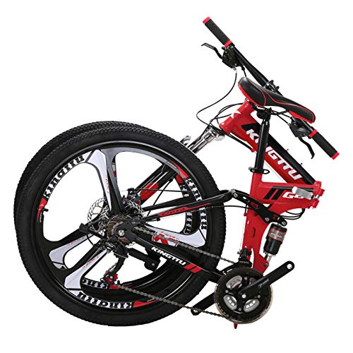 Kingttu G6 Mountain Bike 26 Inches Spoke Wheels Dual Suspension