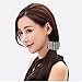 Moveagogo 2pcs Clear Rhinestone Bird Nest Hair Clip For women Expandable Ponytailer Claw Clip Hair Comb (JH)