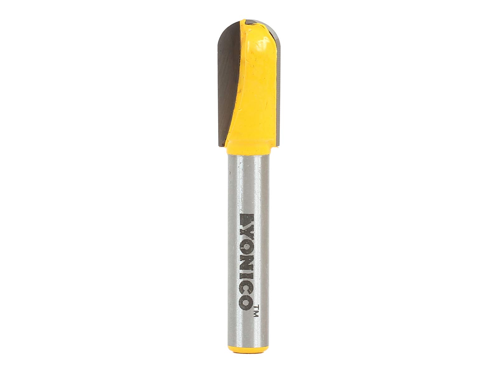 Yonico 14165q - Core Box Router Bit, Radius: 3/16", Diameter: 3/8", Cutting Height: 3/4" - 1/4" Shank