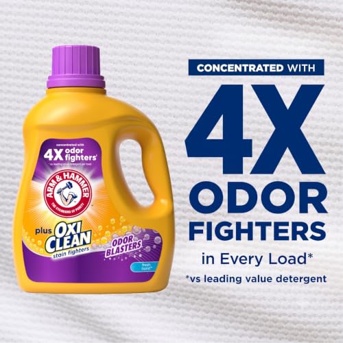 ARM & HAMMER Plus OxiClean with Odor Blasters Liquid Laundry Detergent photo 12
