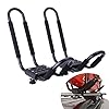 UNIVERSAL-J-Bar-Rack-HD-Kayak-Carrier-Canoe-Boat-Surf-Ski-Roof-Top-Mounted-on-Car-SUV-Crossbar