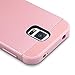 ULAK Galaxy S5 Case, S5 Case for Women, Slim Fit 2in1 Hybrid Dual Layer Slim Shockproof Protective Case Cover for Samsung Galaxy S5 / Galaxy SV/Galaxy S V/Galaxy i9600 2014 Rose Gold