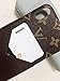 Phone case for iPhone Xs MAX, Fashion Elegant Luxury Designer Classic Monogram Vintage Style Card Holder for iPhone Xs MAX, Full Protection case for iPhone Xs MAX ... (Brown)