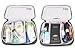 BUBM 3pcs Multi-Functional (S/M/L in One) Electronic Organizer Travel Gadgets Bag for Cables, External Flash Drive, Mouse, Memory Card, Power Bank - Clear